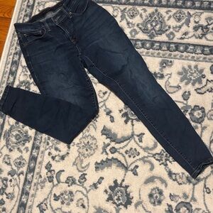 Lucky Brand Women's Dark Blue mid rise Skinny Jeans